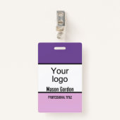 Elegant, minimalistische badge (Voorkant met clip)