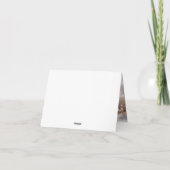 Elegant minimalistische bruiloft Hartelijk dank Fo Bedankkaart (Achterkant)