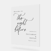 Élégant minimum La nuit avant la répétition bienve (Angle)