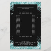 Elegant Mint Beide kanten Flyer (Voorkant)