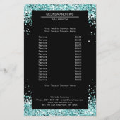 Elegant Mint Beide kanten Flyer (Achterkant)