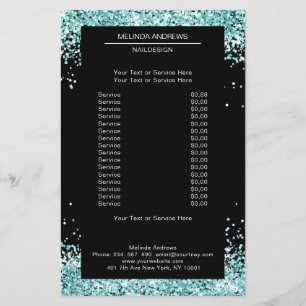 Elegant Mint Beide kanten Flyer