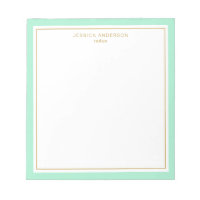 Elegant Mint Gold, op maat gesneden