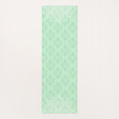 Elegant Mint Green Oriental Mandala Yoga Mat (Achterkant)