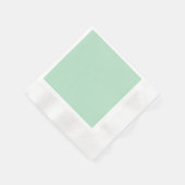 Elegant Mint Green Paper servet (Hoek)