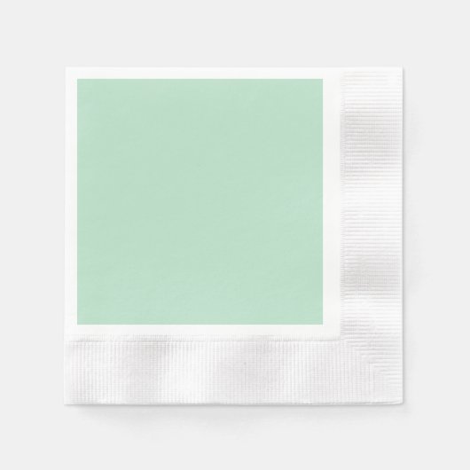 Elegant Mint Green Paper servet (Voorkant)