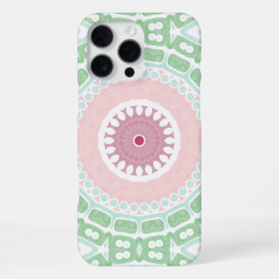 Elegant Mint Roos Mandala Ontwerp iPhone 16 Pro Max Hoesje