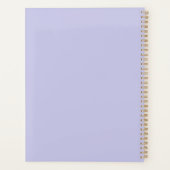 Elegant Misty Lila gepersonaliseerde naam - Planner (Achterkant)