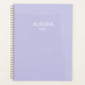 Élégant Misty Lilac Nom personnalisé - (Devant)