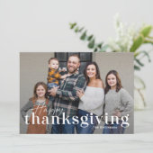 Elégant Mix Cartes photos de Thanksgiving (Debout devant)