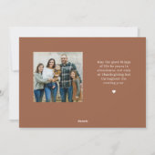 Elégant Mix Cartes photos de Thanksgiving (Dos)