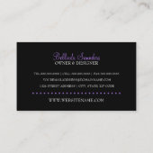 Elegant Mode Boutique Visitekaartje (Achterkant)