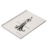 Elegant Mode Designer Portfolio | Winter Sketch Notitieboek (Linkerzijde)