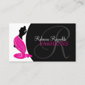 Elegant Mode Designer Visitekaartje (Voorkant)