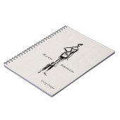 Elegant Mode Portfolio | Voorjaarsschets Notitieboek (Linkerzijde)