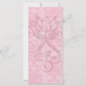 élégant modèle à deux tons rose damassé (Dos)