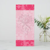 élégant modèle à deux tons rose damassé (Debout devant)