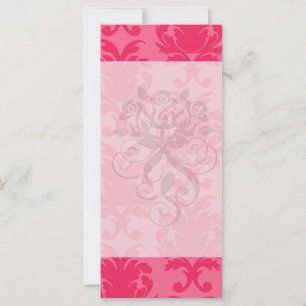 élégant modèle à deux tons rose damassé