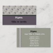 Élégant Modèle de carte de profil ou d'affaires fl (Devant / Derrière)