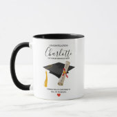 Élégant modèle de mug avec nom de diplômé pour la  (Gauche)