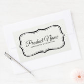 Élégant Modèle Étiquette de produits frontaliers (Enveloppe)