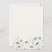 Élégant Modèle Faire-part de mariage Rose Blush (Dos)