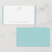 Élégant Modèle Monogramme élégant minimaliste Élég (Devant / Derrière)