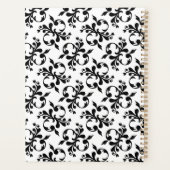 Elégant modèle noir & blanc français Damask (Dos)