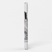 Elegant modern aangepast fotoliefdesbestand Case-Mate iPhone case (Achterkant/rechts)