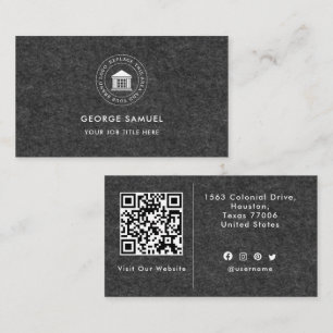 Elegant Modern Aangepast Logo Minimalistisch Eenvo Visitekaartje