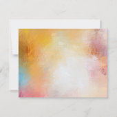 Elegant Modern Abstract Blank Sjabloon Kleurrijk (Achterkant)