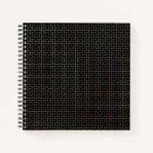 Elegant modern Abstract gouden mandje - Weave Patr