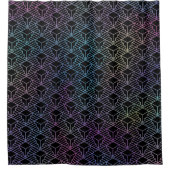 Elegant modern Abstract kleurrijk decopatroon Douchegordijn (Voorkant)