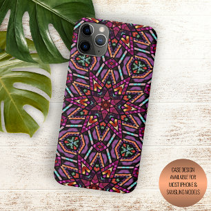 Elegant Modern Abstracte Bohemian Mandala Art iPhone 11 Pro Max Hoesje