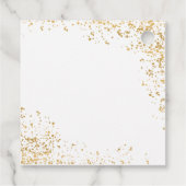 ELEGANT MODERN AFSTUDEREN BEDANKJES LABELS (Achterkant)