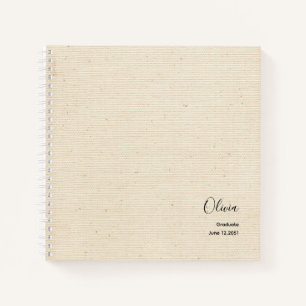 Elegant modern Afstuderen Guest Book Notitieboek