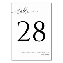 Elegant Modern Black Calligraphy Wedding 28