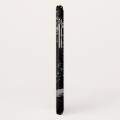 Elegant Modern Black Plain Marble Case-Mate iPhone Case (Achterkant/links)