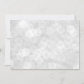 Elegant Modern Black White Kerstfeestdag Kaart (Achterkant)