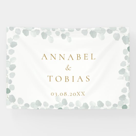 Elegant modern blad spandoek (Horizontaal)