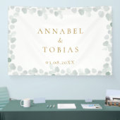 Elegant modern blad spandoek (Beurs)
