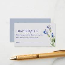 Elegant modern bloemenblauw baby shower