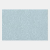 Elegant modern Blue Floral Pattern Inpakpapier Vel (Voorkant 2)