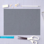 Elegant Modern Blue Grey Faux Linen Tissuepapier (Craft)