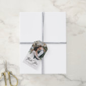 Elegant Modern Boho Wedding Bedankt Foto Cadeaulabel (Met Touw)