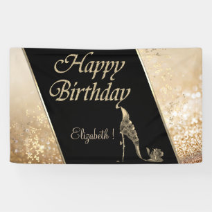 Elegant Modern Bokeh, Luminous, Flowers High Hiel Spandoek