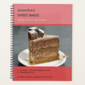 Elegant Modern Bright Bold Red Pink Photo Service Planner (Voorkant)