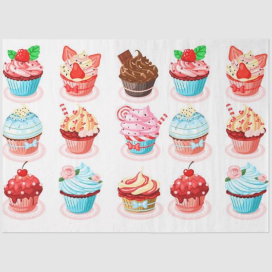 Elegant Modern Cake Tissuepapier (Voorkant)