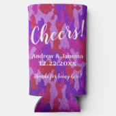 Elegant modern Camouflage Glitter Party Wedding (Achterkant)