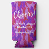 Elegant modern Camouflage Glitter Party Wedding (Voorkant)